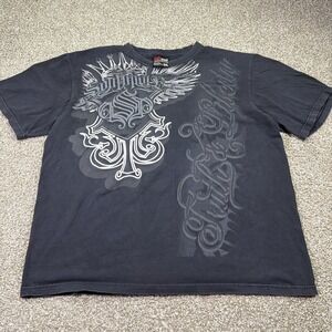 Southpole Tee Black XXL Y2k Hiphop Style Essentials Authentic Collection
